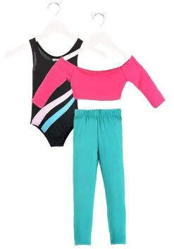 Toddler 80's Workout Girl Costume -Halloween Costumes Outlet Store 80s workout girl alt 4