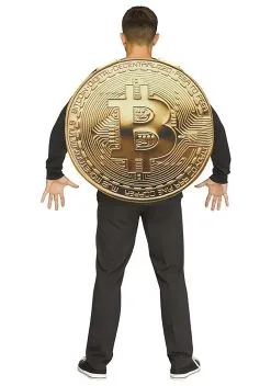 Bitcoin Costume For Adults -Halloween Costumes Outlet Store adult bitcoin costume alt 1