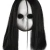 Adult Blank Black Eyes Doll Mask -Halloween Costumes Outlet Store adult blank black eyes doll mask