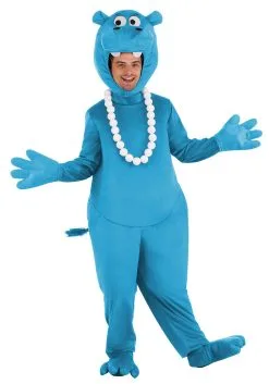 Blue Hungry Hungry Hippos Adult Costume -Halloween Costumes Outlet Store adult blue hungry hungry hippos costume alt 9