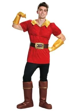 Disney Beauty And The Beast Men's Gaston Costume 14 Disney Beauty And The Beast Men's Gaston Costume -Halloween Costumes Outlet Store adult gaston costume alt 8