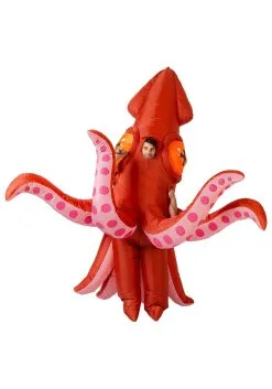 Inflatable Giant Squid Costume For Adults -Halloween Costumes Outlet Store adult inflatable giant squid costume alt 2