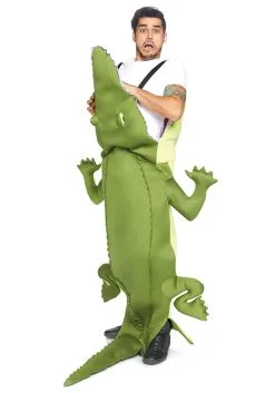 Adult Man Eating Alligator Costume -Halloween Costumes Outlet Store adult man eating alligator costume alt 1