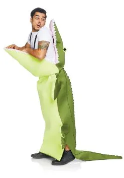 Adult Man Eating Alligator Costume -Halloween Costumes Outlet Store adult man eating alligator costume alt 2