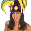 Mardi Gras Adult Jester Hat 1 Mardi Gras Adult Jester Hat -Halloween Costumes Outlet Store adult mardis gras jester hat