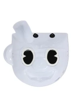 Mugman Vacuform Adult Mask -Halloween Costumes Outlet Store adult mugman vacuform mask2