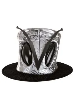 Silver Ovo Top Hat For Adults -Halloween Costumes Outlet Store adult ovo top hat alt 3
