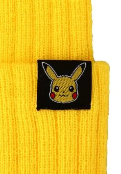Adult Pokémon Pikachu 3D Cosplay Cuff Beanie -Halloween Costumes Outlet Store adult pokemon pikachu 3d cosplay cuff beanie alt 2