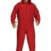 Red Bank Robber Costume For Adults
