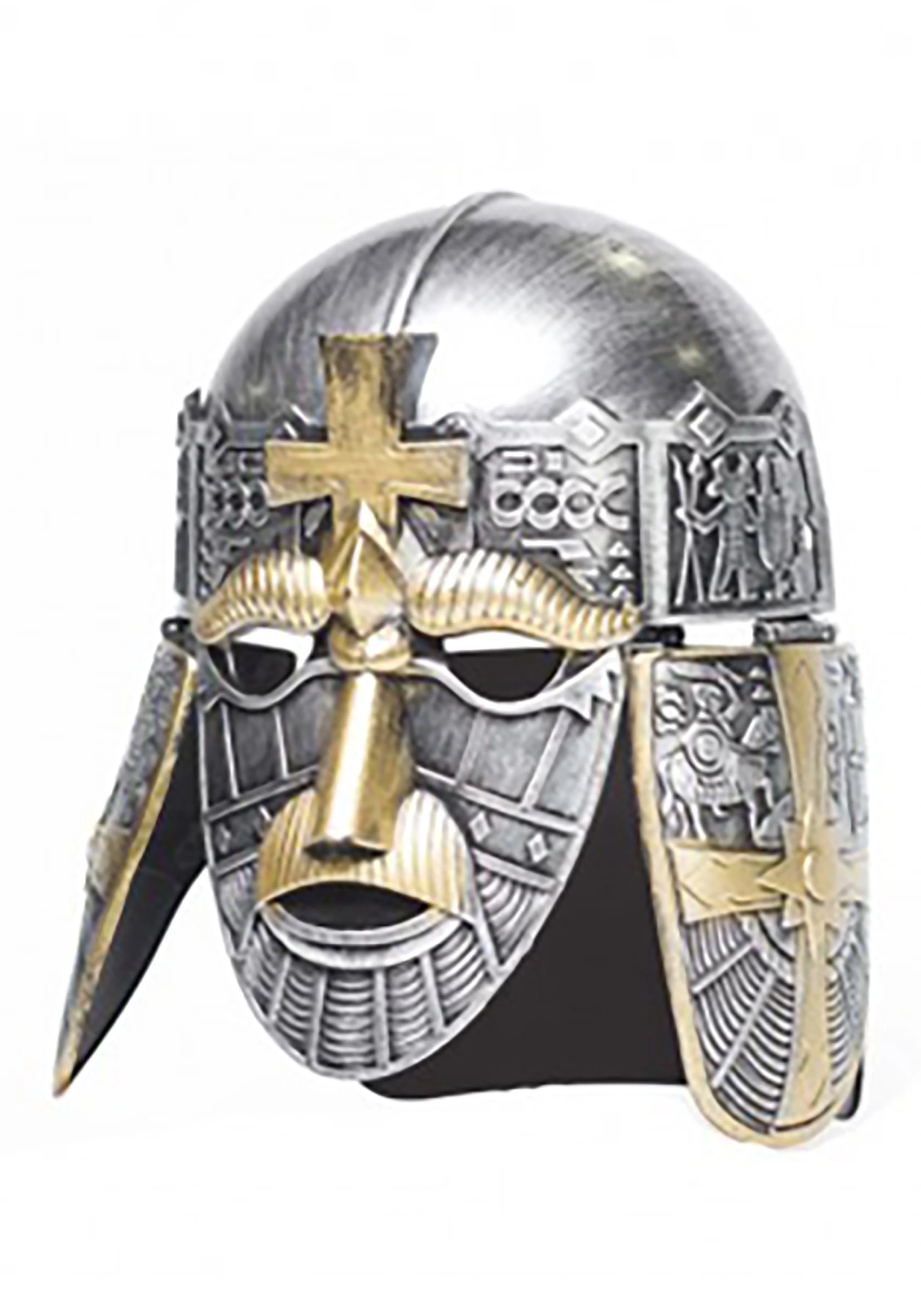 Silver Crusader Helmet For Adults 3 Silver Crusader Helmet For Adults