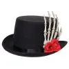 Skeleton Hand Top Hat For Adults