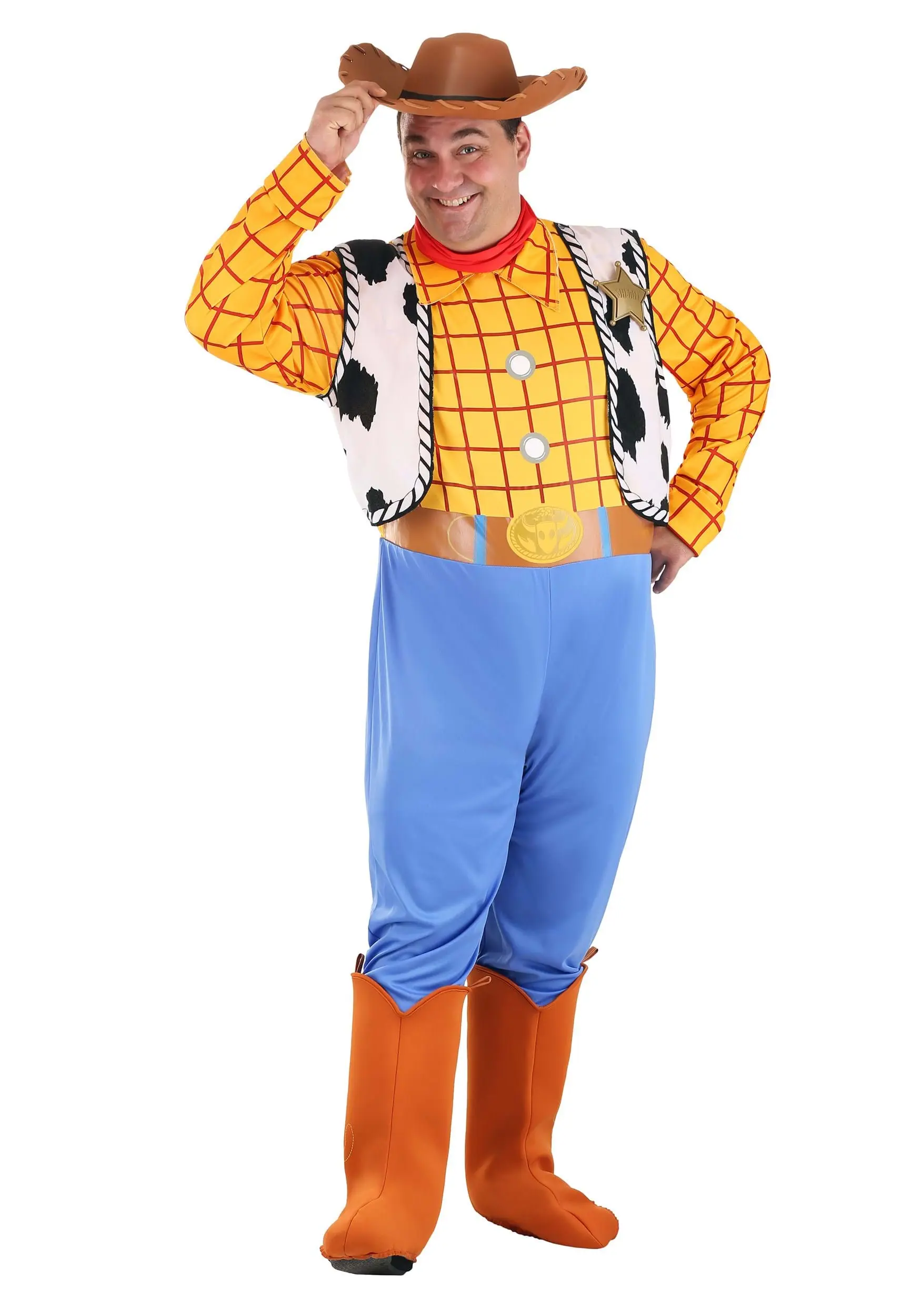 Plus Size Men's Toy Story Woody Costume 3 Plus Size Men's Toy Story Woody Costume