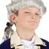Kid's American Colonial Powdered Wig