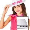 Barbie Movie Girl's Barbie Cowgirl Hat -Halloween Costumes Outlet Store barbie movie child barbie cowgirl hat