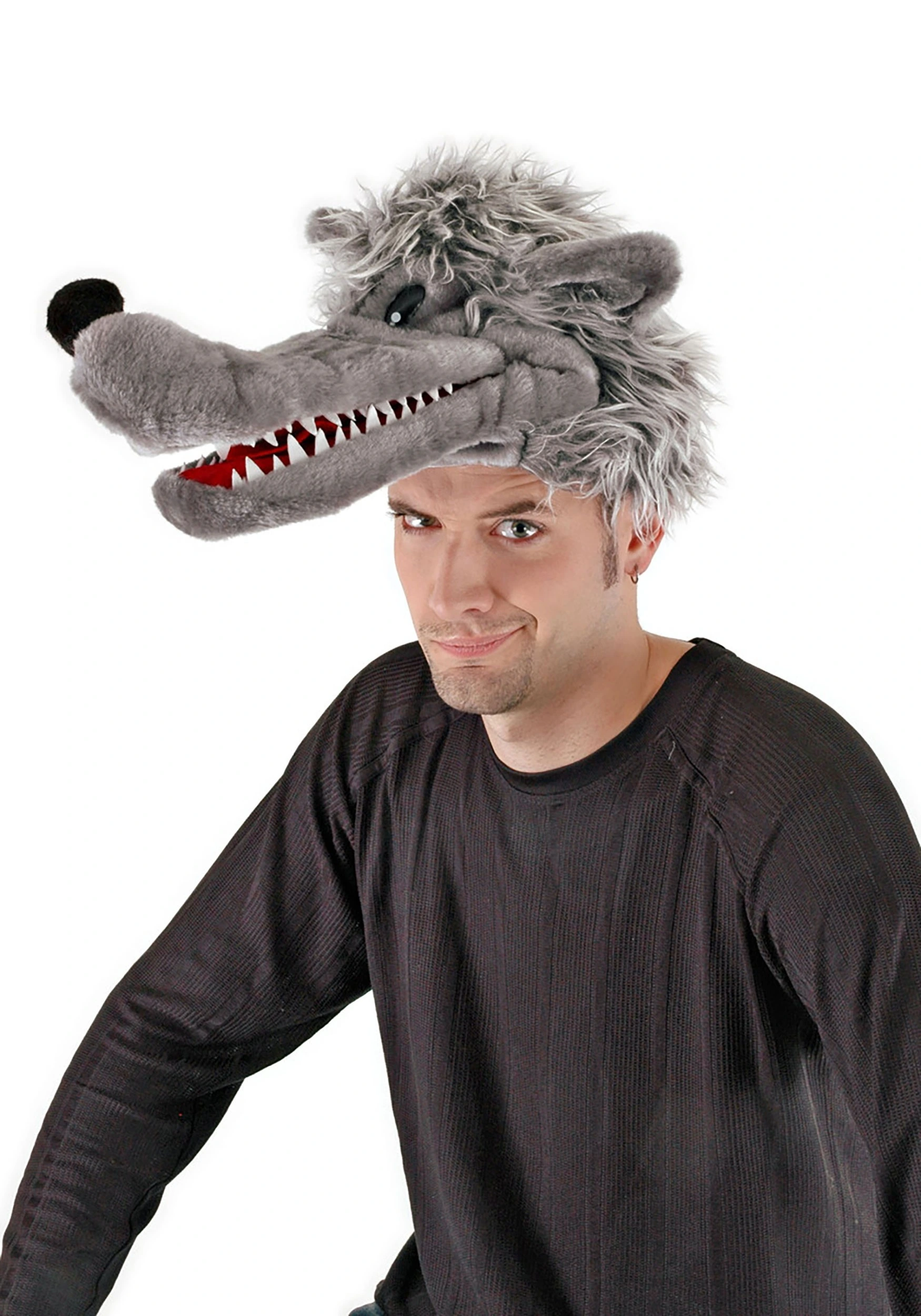 Plush Hat Big Bad Wolf 3 Plush Hat Big Bad Wolf