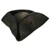 Black Caribbean Pirate Costume Hat Accessory