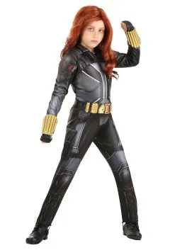 Black Widow Deluxe Costume For Kids