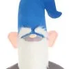 Blue Oversized Gnome Costume Hat With Beard -Halloween Costumes Outlet Store blue oversized gnome hat with beard