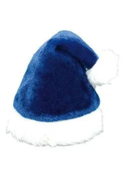 Blue Santa Claus Hat