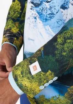 Men's Opposuit Bob Ross Blazer -Halloween Costumes Outlet Store bob ross blazer alt 5