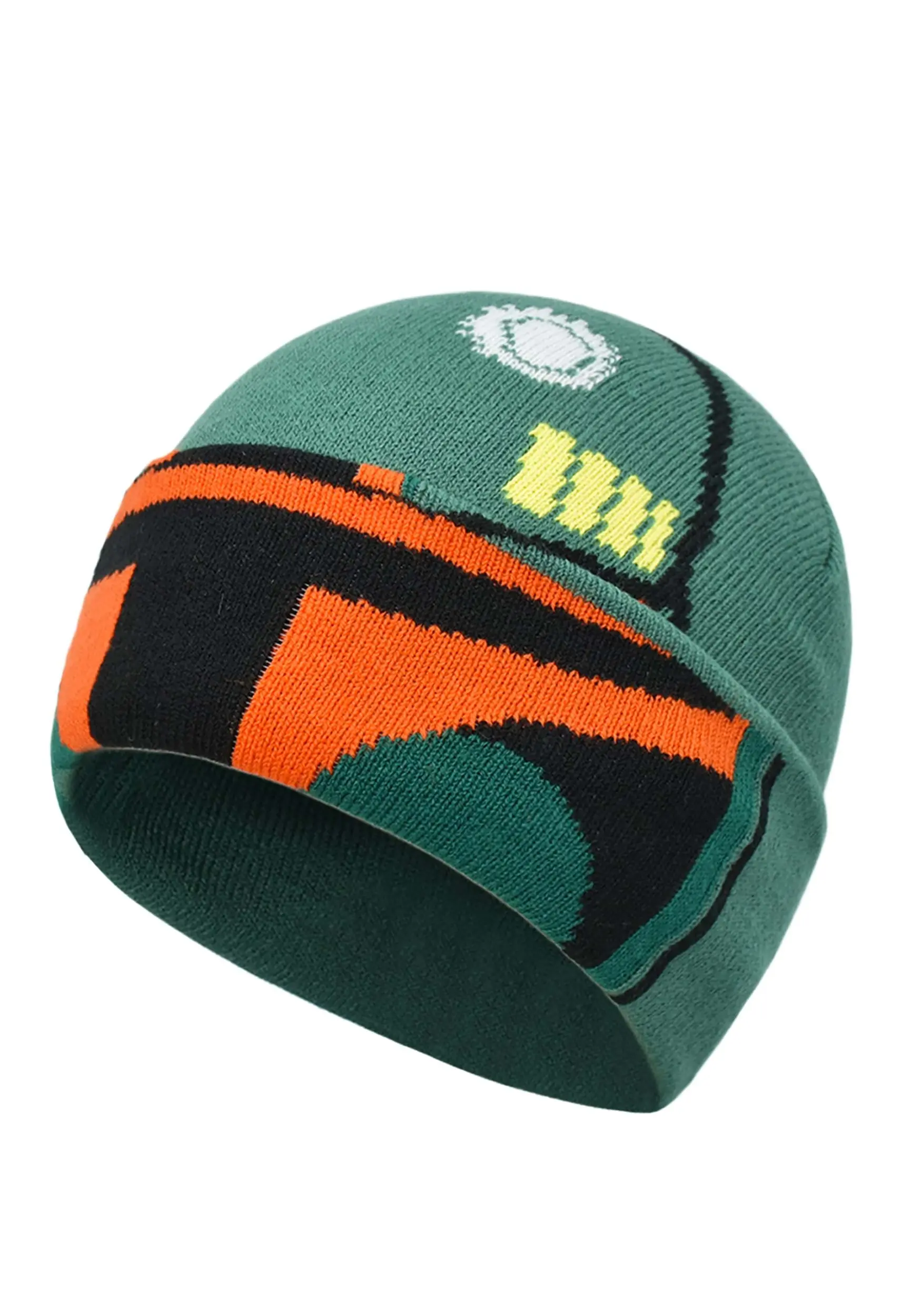 Star Wars Boba Fett Big Face Roll Down Intarsia Beanie 5 Star Wars Boba Fett Big Face Roll Down Intarsia Beanie - Image 3