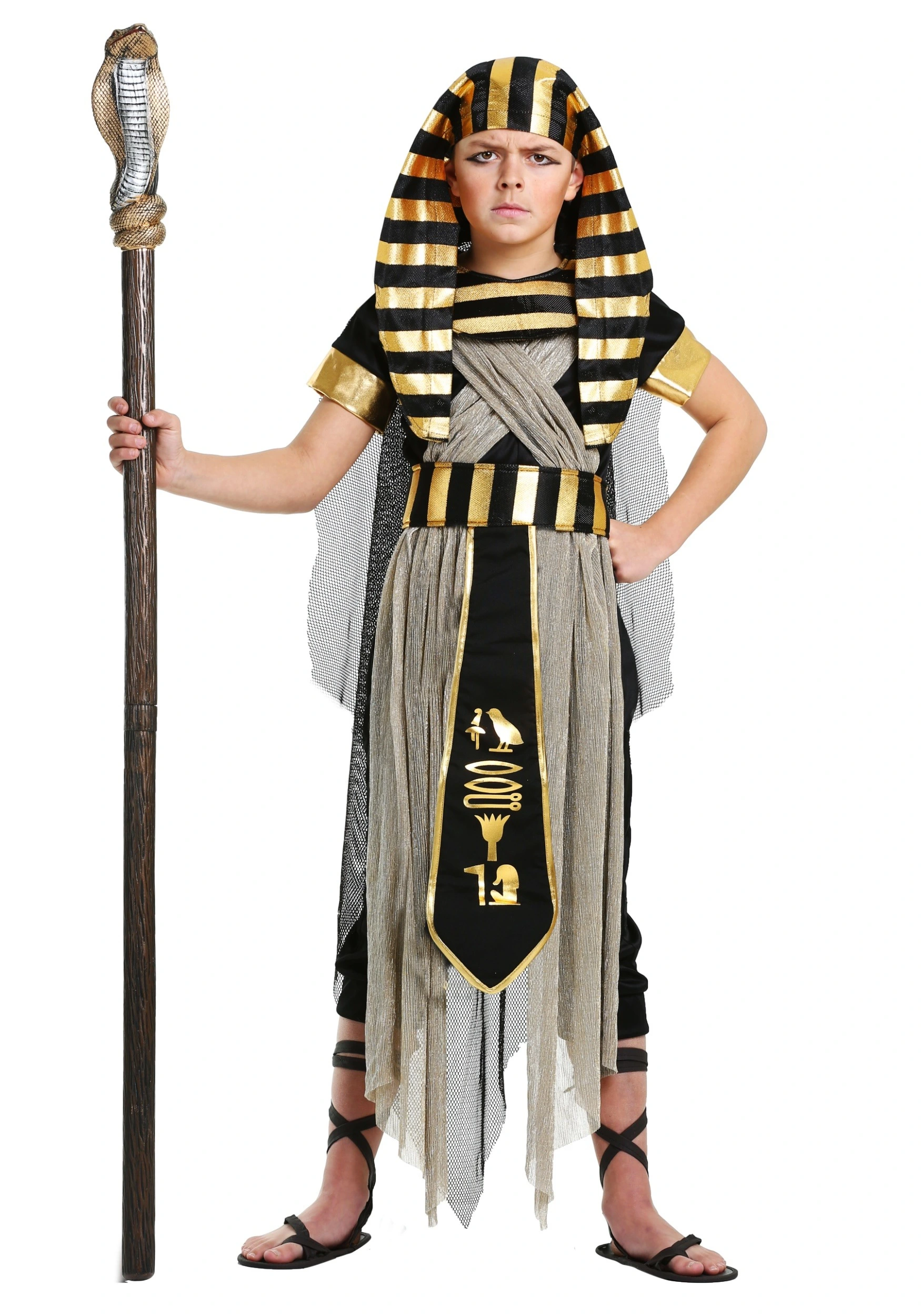 All Powerful Pharaoh Boys Costume 3 All Powerful Pharaoh Boys Costume