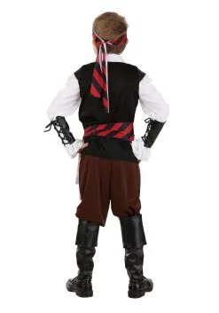 Budget Pirate Costume For Boys -Halloween Costumes Outlet Store boys budget pirate costume alt 2