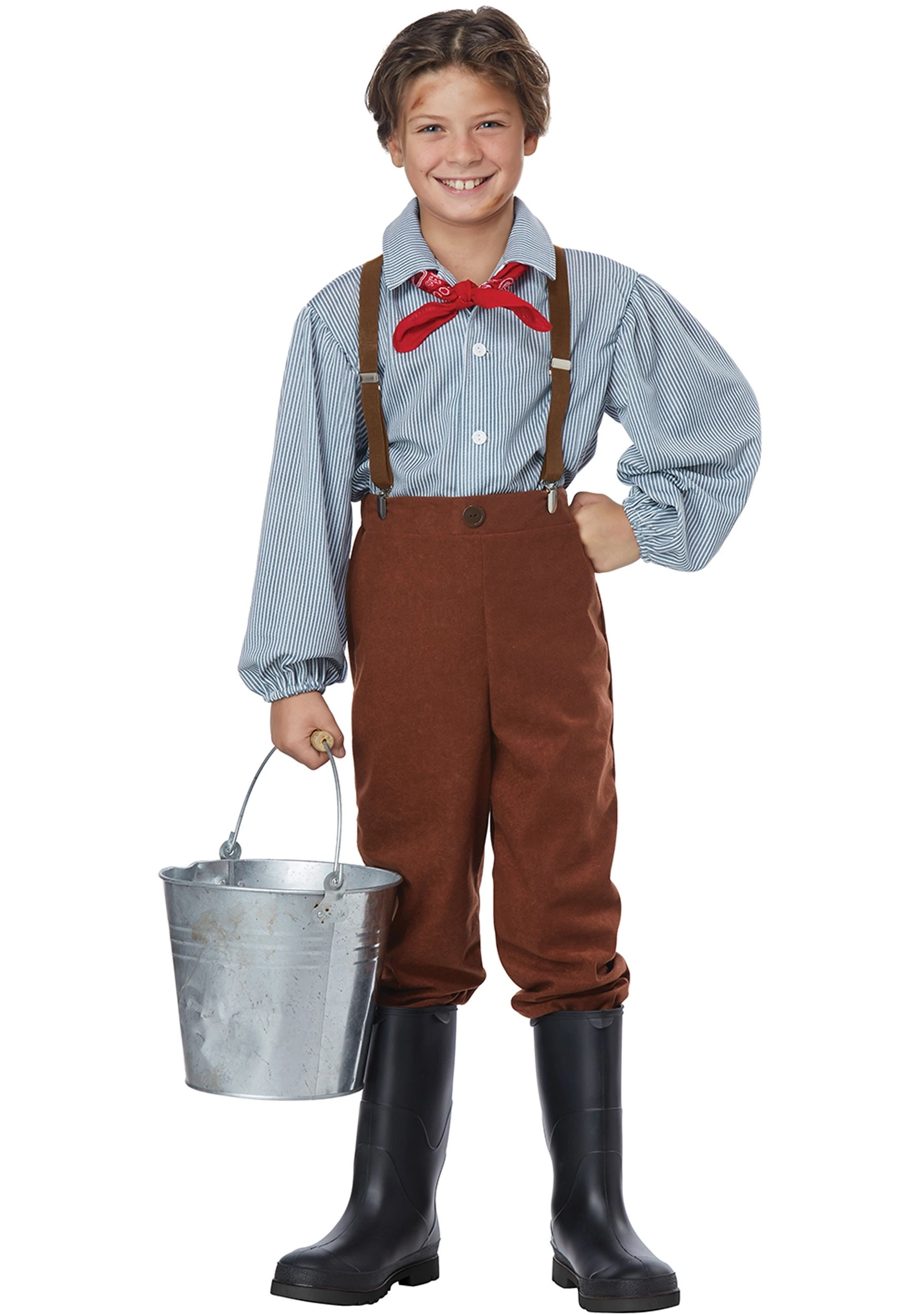 Boys Pioneer Boy Costume 3 Boys Pioneer Boy Costume