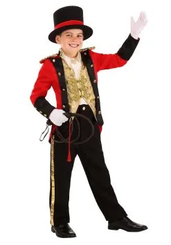 Spotlight Ringmaster Boy's Costume 7 Spotlight Ringmaster Boy's Costume -Halloween Costumes Outlet Store boys spotlight ringmaster costume alt 2