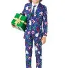 Suitmeister Christmas Snowman Boy's Blue Suit 2 Suitmeister Christmas Snowman Boy's Blue Suit -Halloween Costumes Outlet Store boys suitmeister christmas snowman blue suit