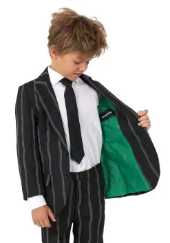 Boys Glow In The Dark Oversized Pinstripe Suit -Halloween Costumes Outlet Store boys suitmeister glow in the dark oversized pinstr alt 2