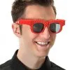 Red Bricky Blocks Glasses