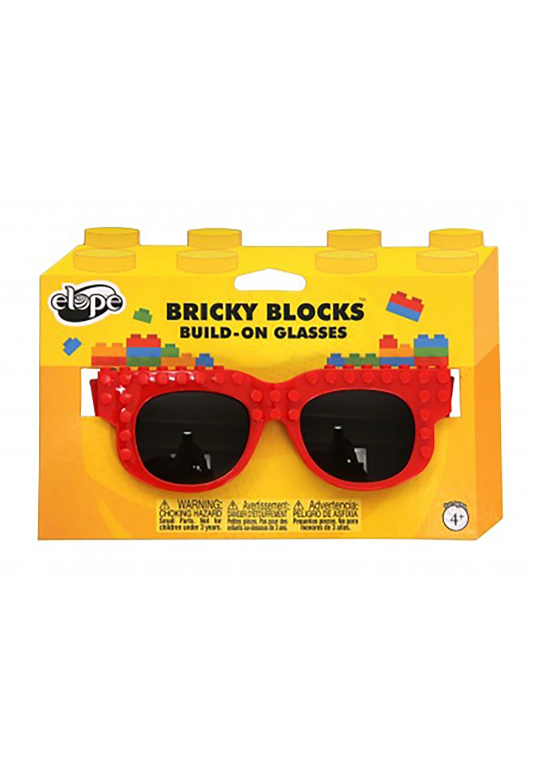 Red Bricky Blocks Glasses 6 Red Bricky Blocks Glasses - Image 4