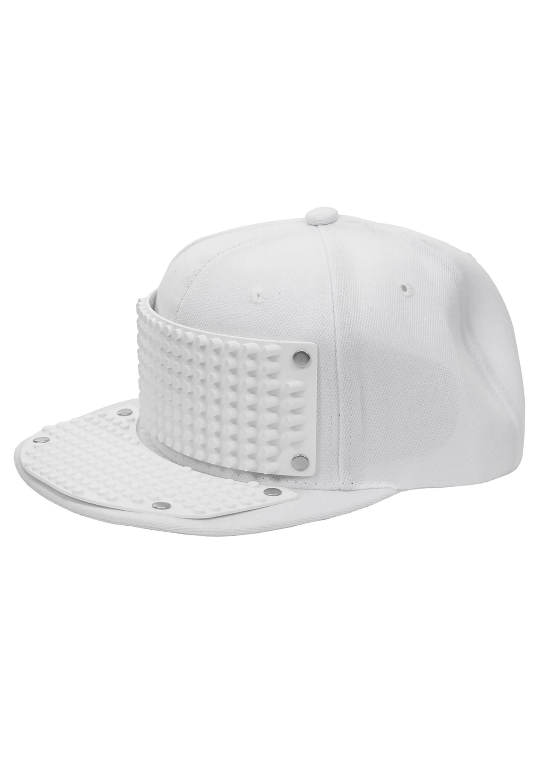 Bricky Blocks White Snap Back Hat 4 Bricky Blocks White Snap Back Hat - Image 2