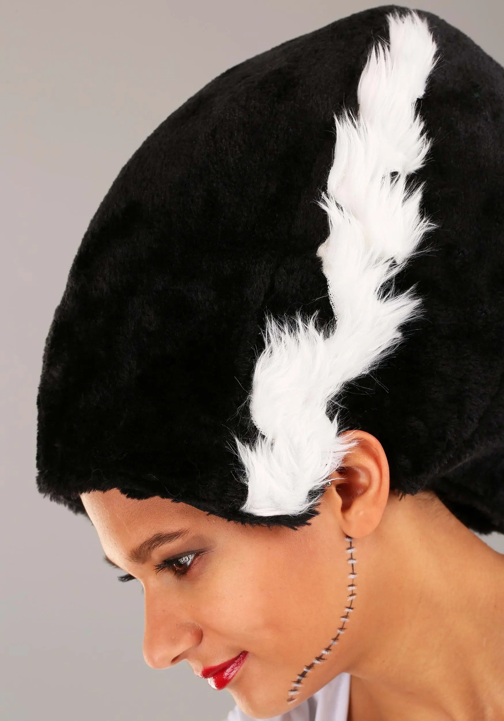 Plush Bride Of Frankenstein Costume Hat 5 Plush Bride Of Frankenstein Costume Hat - Image 3