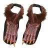 Brown Werewolf Shoe Covers -Halloween Costumes Outlet Store brown werewolf shoe covers