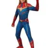 Captain Marvel Girl's Classic Costume