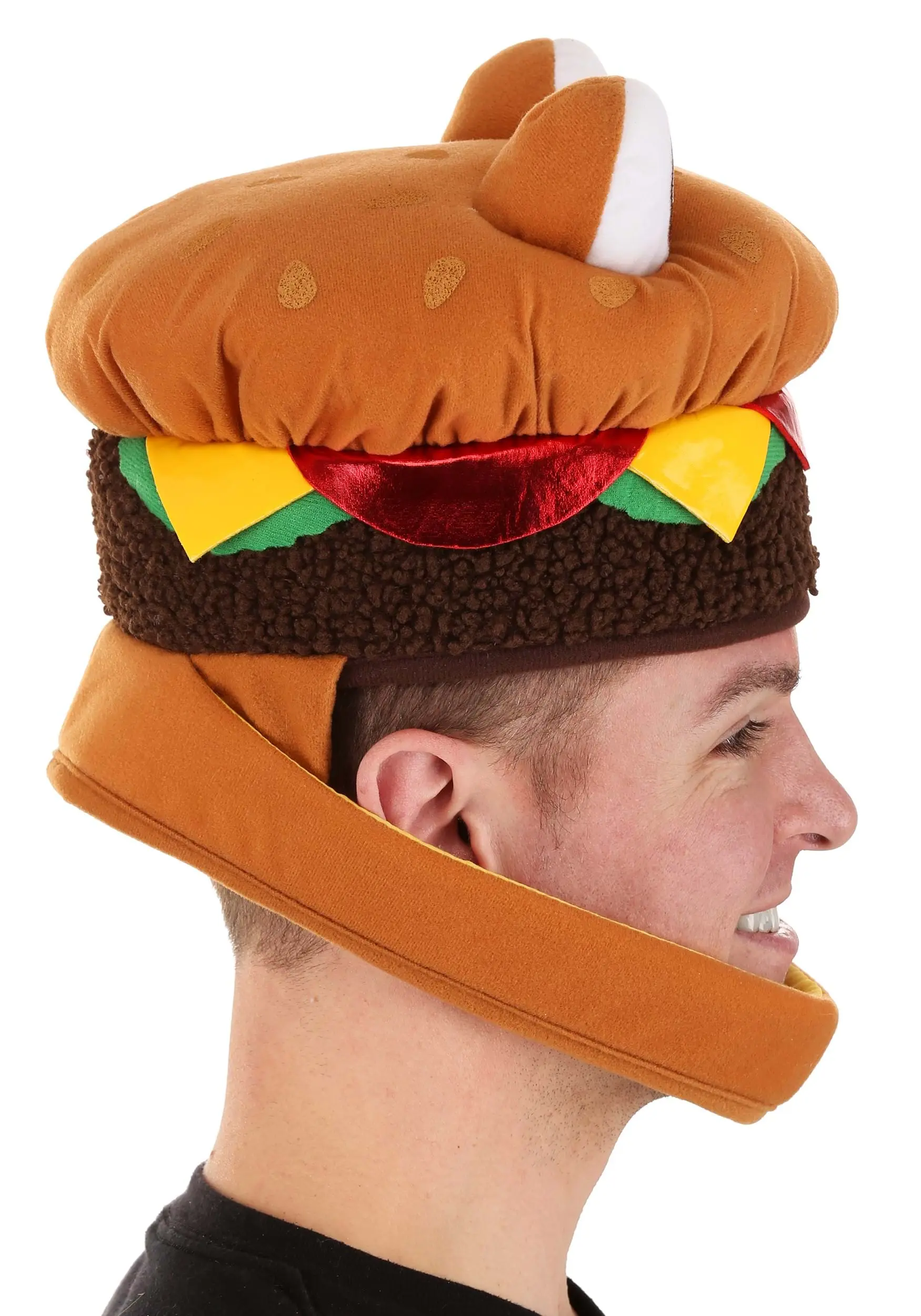 Soft Cheeseburger Jawesome Costume Hat 4 Soft Cheeseburger Jawesome Costume Hat - Image 2