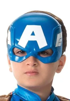 Captain America Half Mask For Children