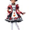 Child Deluxe Queen Of Hearts Costume Dress -Halloween Costumes Outlet Store child deluxe queen of hearts costume