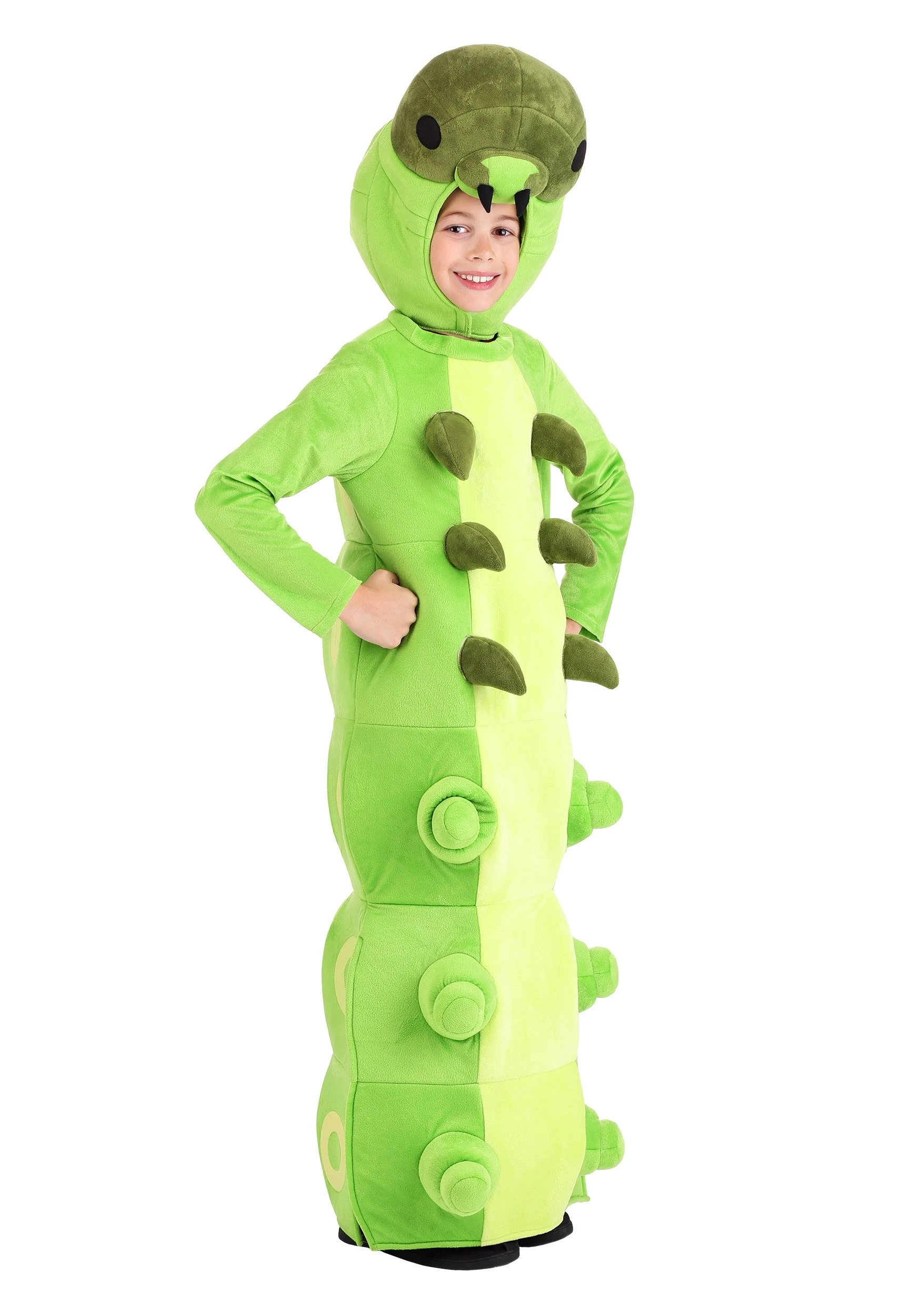 Green Caterpillar Costume For Children 3 Green Caterpillar Costume For Children