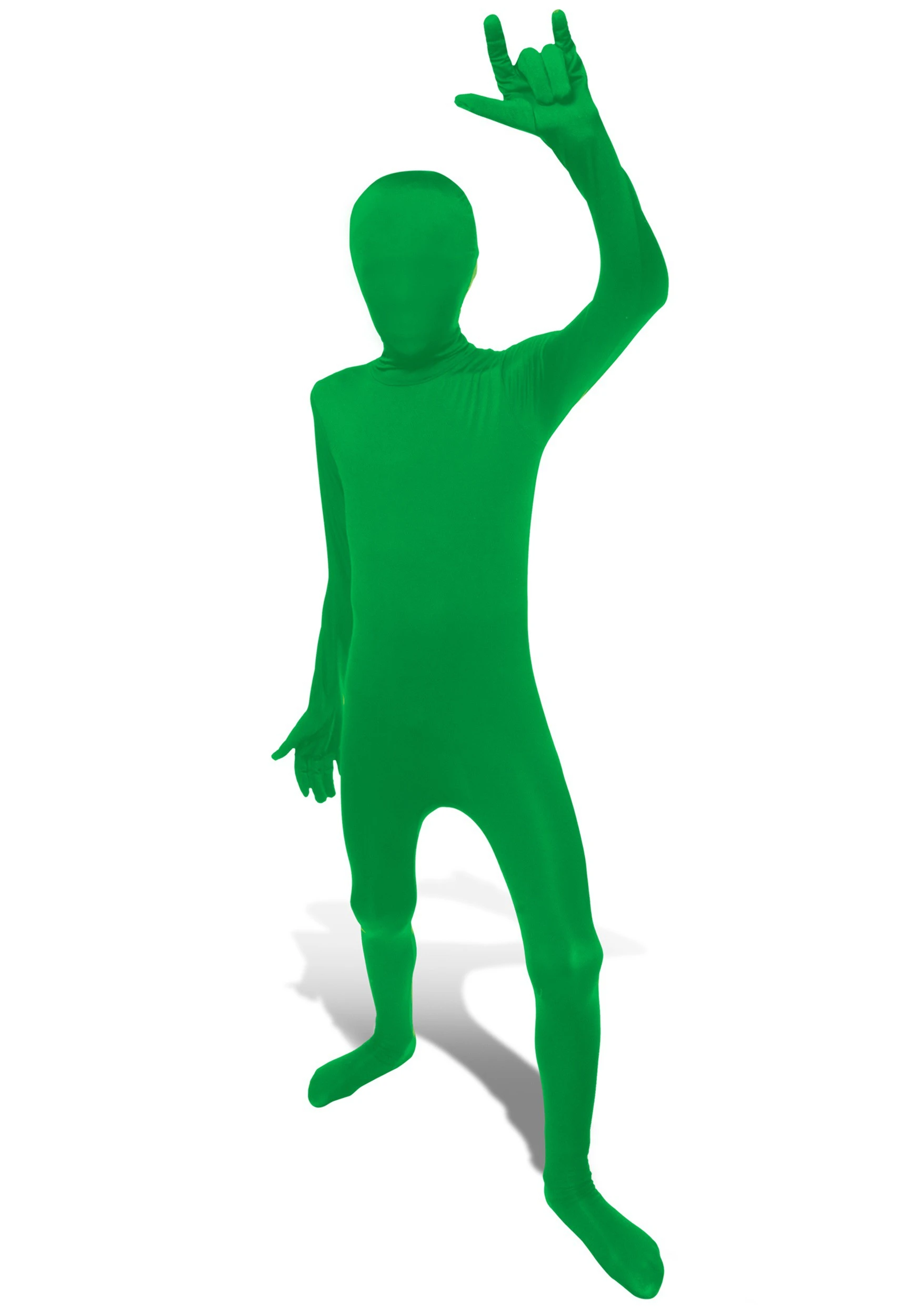 Kids Green Morphsuit Costume 3 Kids Green Morphsuit Costume