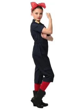 Girls Hardworking Lady Costume