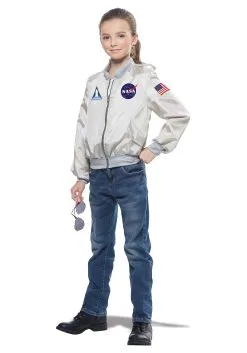 Child's NASA Flight Jacket Costume -Halloween Costumes Outlet Store child nasa flight jacket2