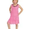 Toddler Pink Flapper Costume
