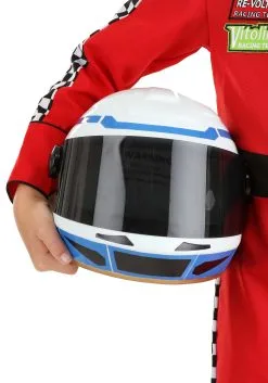 Race Car Driver Costume Helmet For Kids 12 Race Car Driver Costume Helmet For Kids -Halloween Costumes Outlet Store child race car helmet alt 2