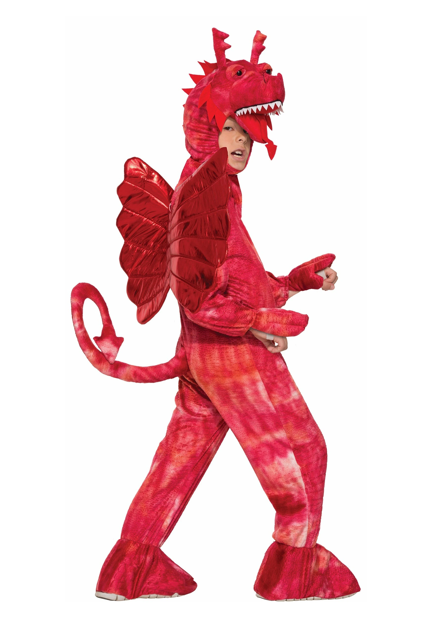 Child Red Dragon Costume 3 Child Red Dragon Costume
