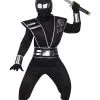 Child Silver Mirror Ninja Costume