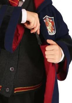 Kids Vintage Hogwarts Gryffindor Robe 14 Kids Vintage Hogwarts Gryffindor Robe -Halloween Costumes Outlet Store child vintage hogwarts gryffindor robe alt 5