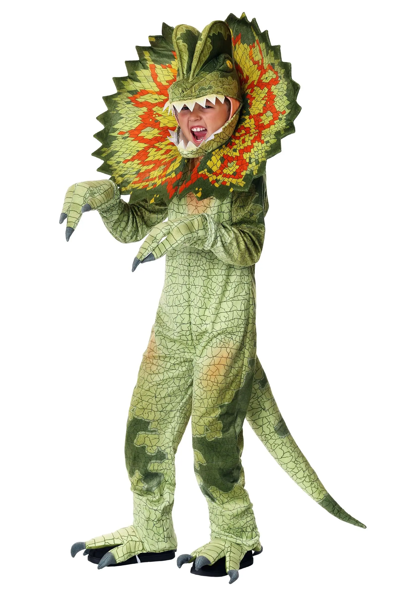 Kids Dilophosaurus Costume 3 Kids Dilophosaurus Costume